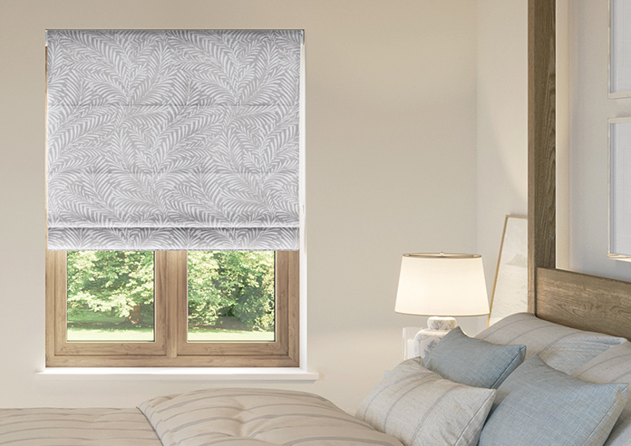 Acoustic Velvet, Dove Grey - Twist&Fit Roman Blind - Image 3